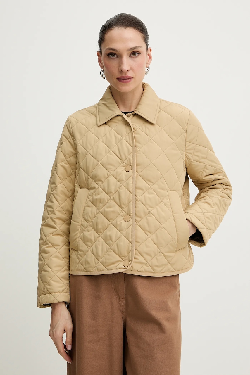 Weekend Max Mara geacă GELO culoarea bej, de tranziție, 2615481021600