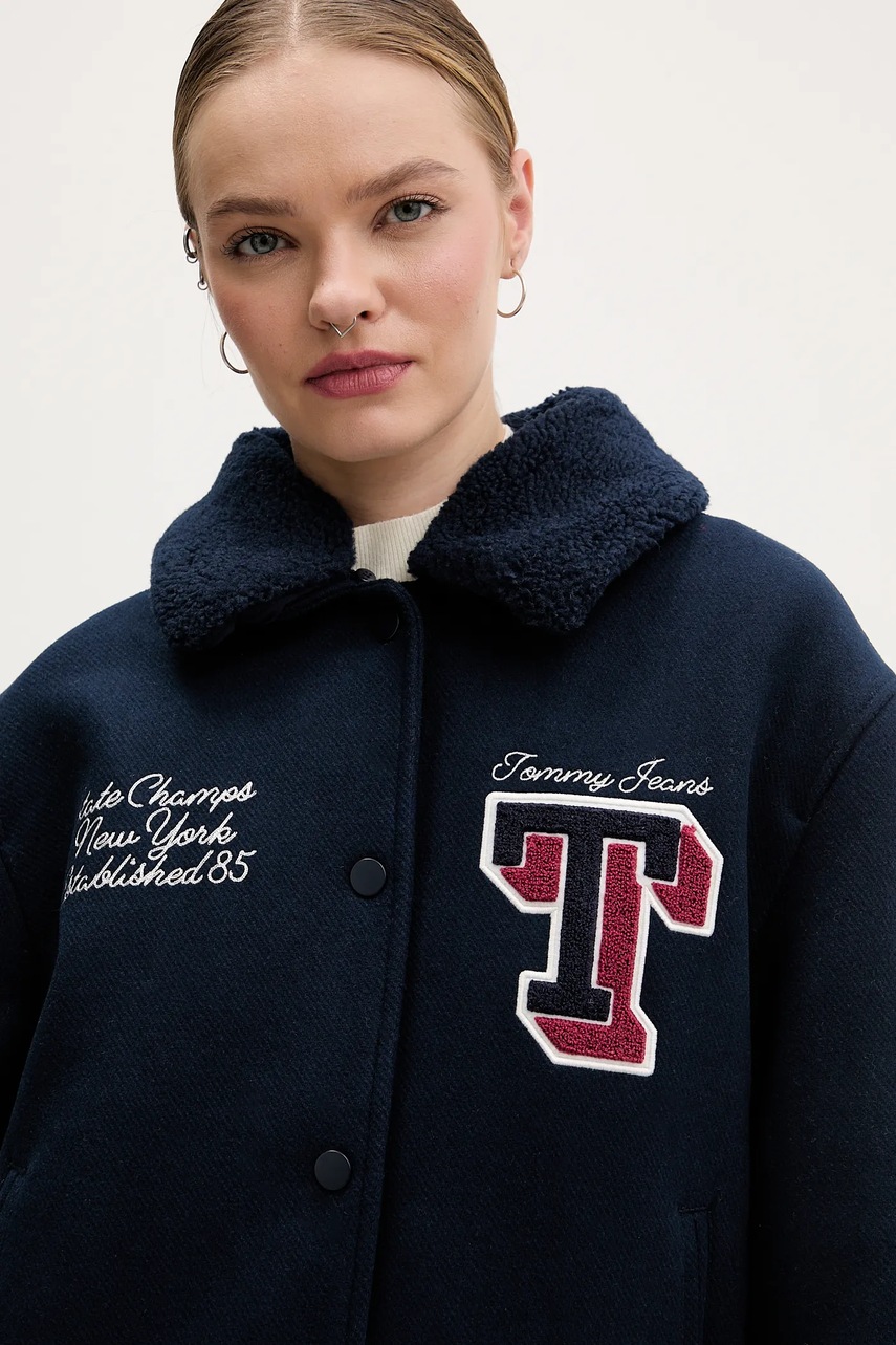 Bunda s prímesou vlny Tommy Jeans