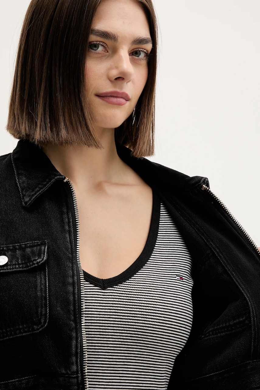 Rifľová bunda Tommy Jeans