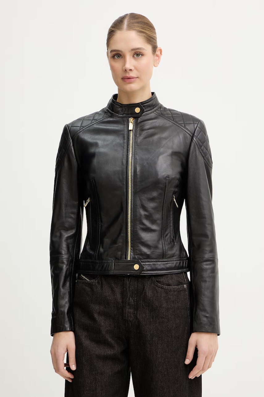 Levně Kožená bunda Marciano by Guess NADA