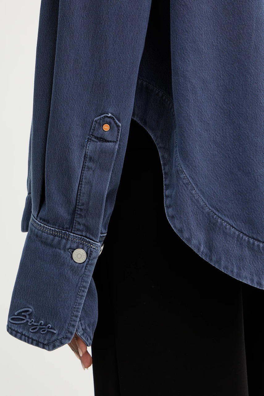 Džínová košile BOSS Orange C OVERSHIRT 1.0 (obrázek 5)