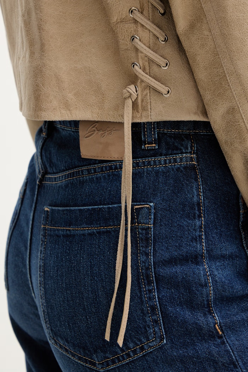 Kožená bunda BOSS Orange C Salace (obrázek 5)