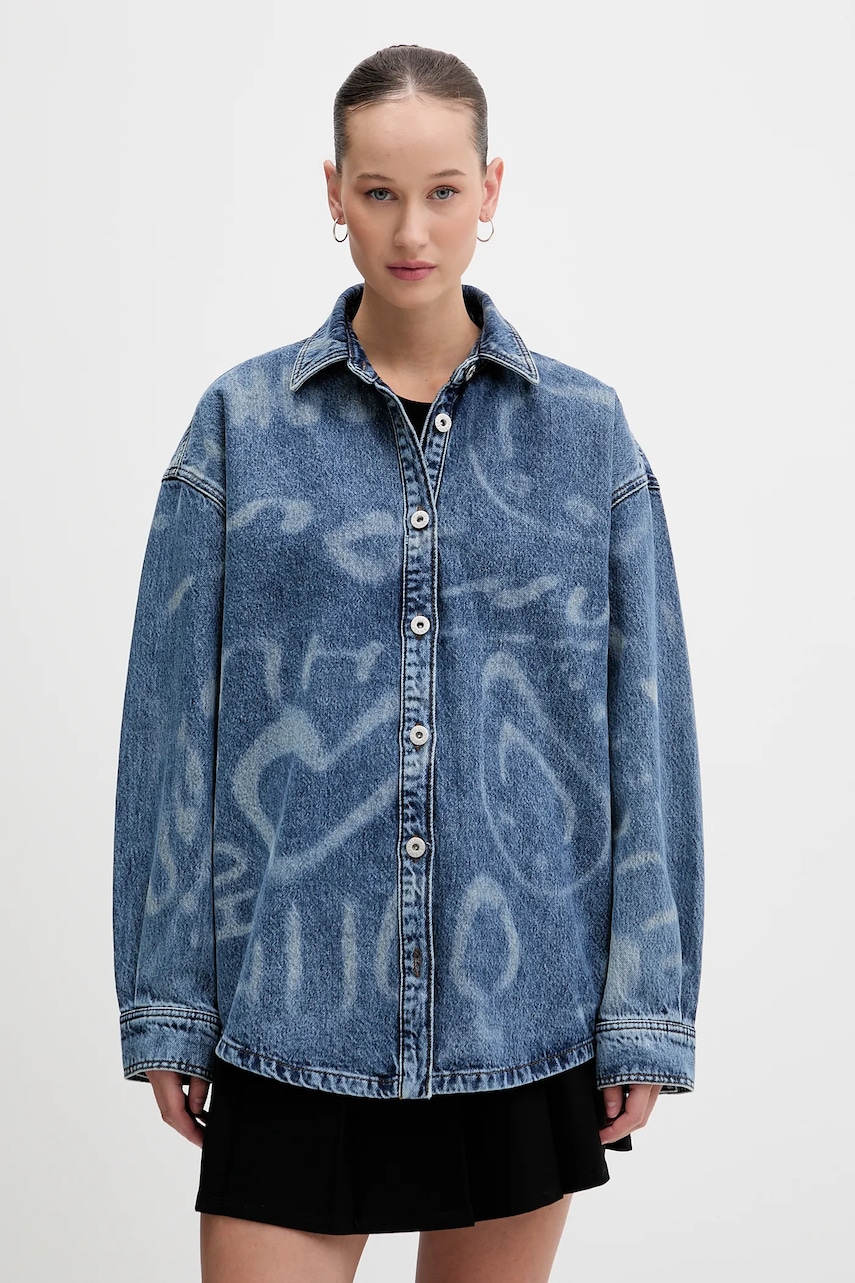 Hugo Blue cămașă jeans Garesa_4_B