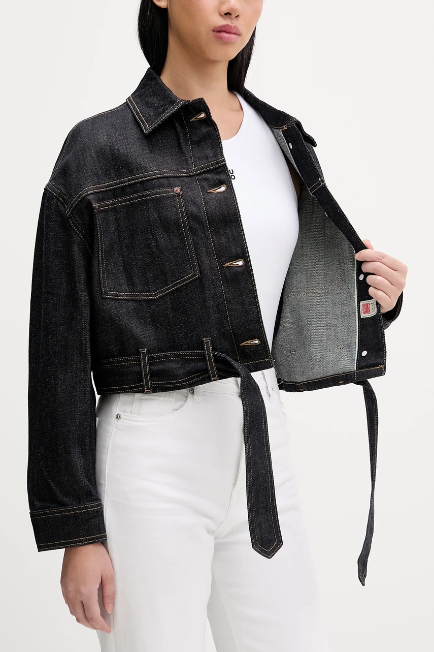 Džínová bunda HUGO Galata (obrázek 6)