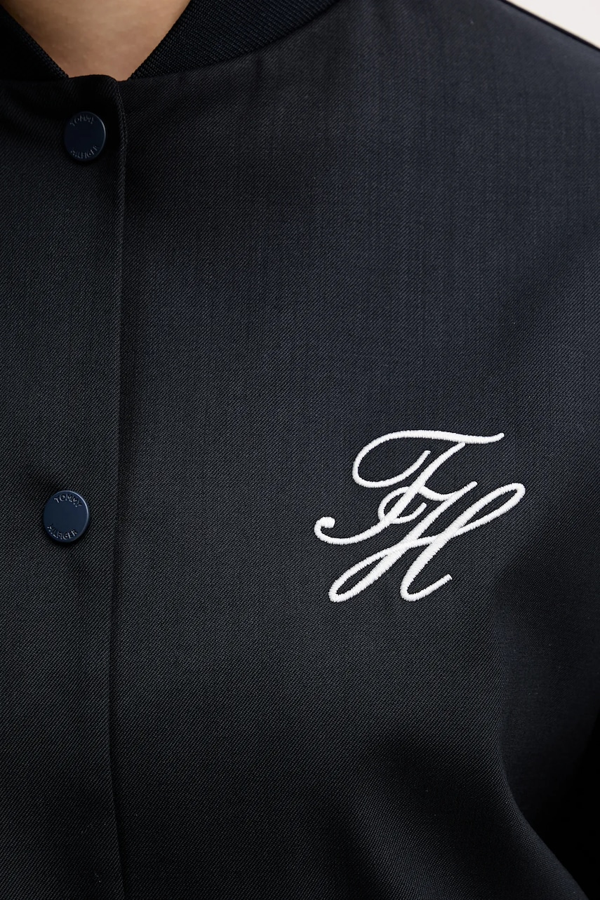 Bomber bunda s prímesou vlny Tommy Hilfiger