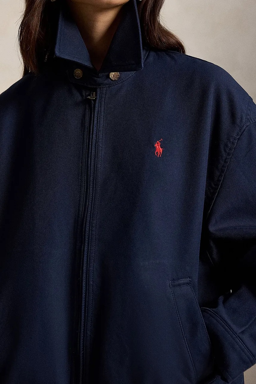 Polo Ralph Lauren Polo Ralph Lauren φαρδιά μπουφάν γυναικεία βαμβακερή - 4
