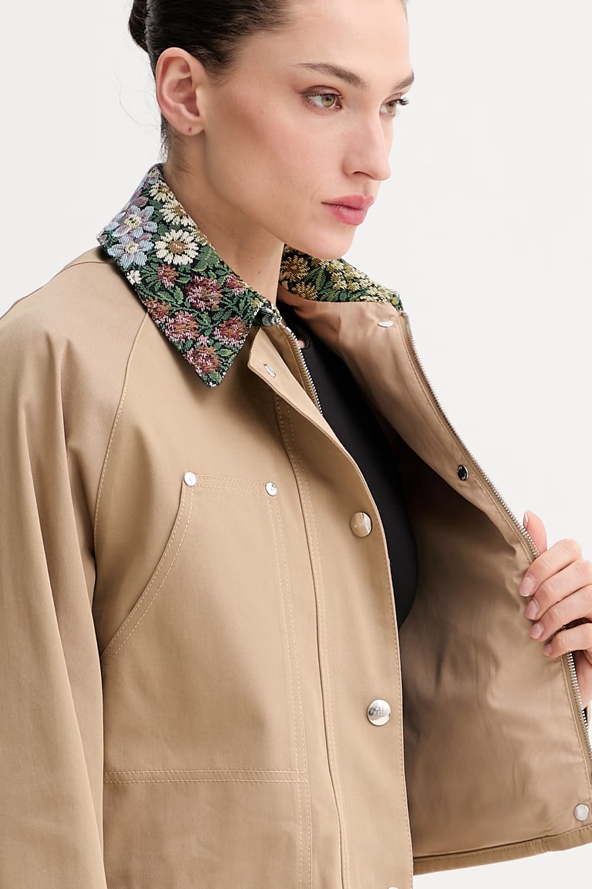 MSGM krátká bunda dámská bavlněná (obrázek 7)