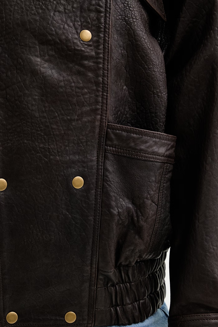 Kožená bunda Bardot (obrázek 5)