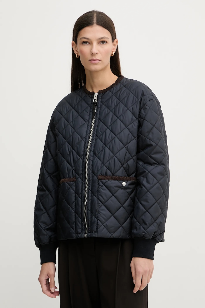 Marc O'Polo geacă culoarea bleumarin, de tranziție, 600111970025