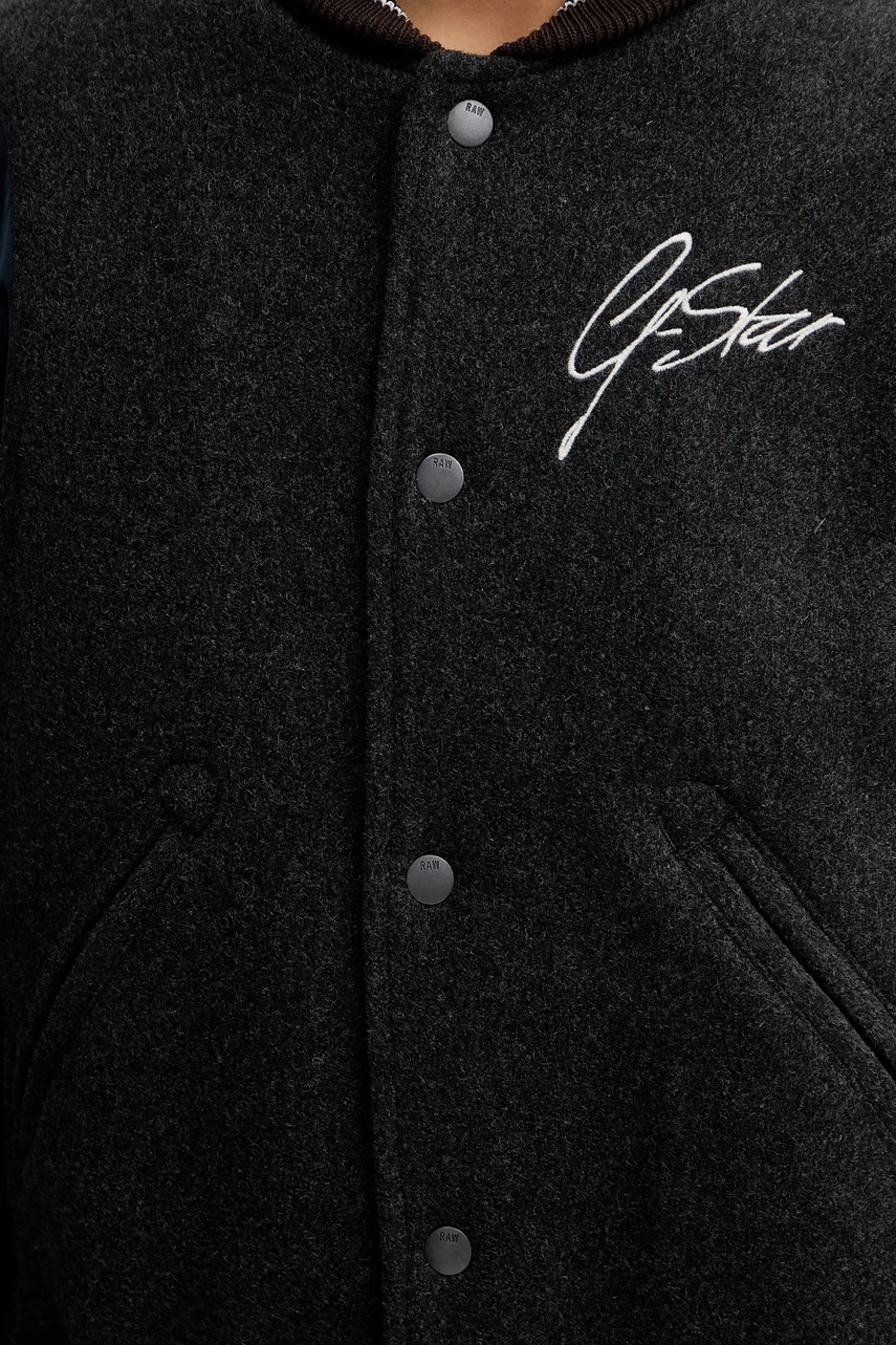 Bomber bunda s příměsí vlny G-Star Cropped Bomber (obrázek 5)