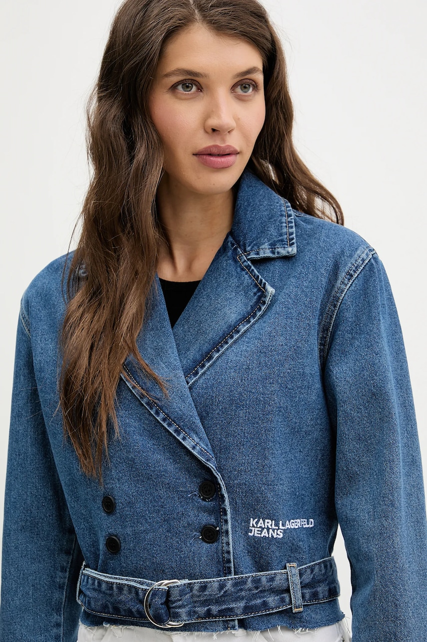 Rifľová bunda Karl Lagerfeld Jeans