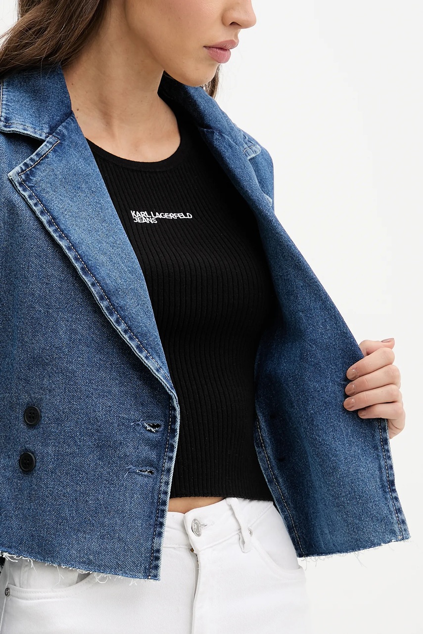 Rifľová bunda Karl Lagerfeld Jeans