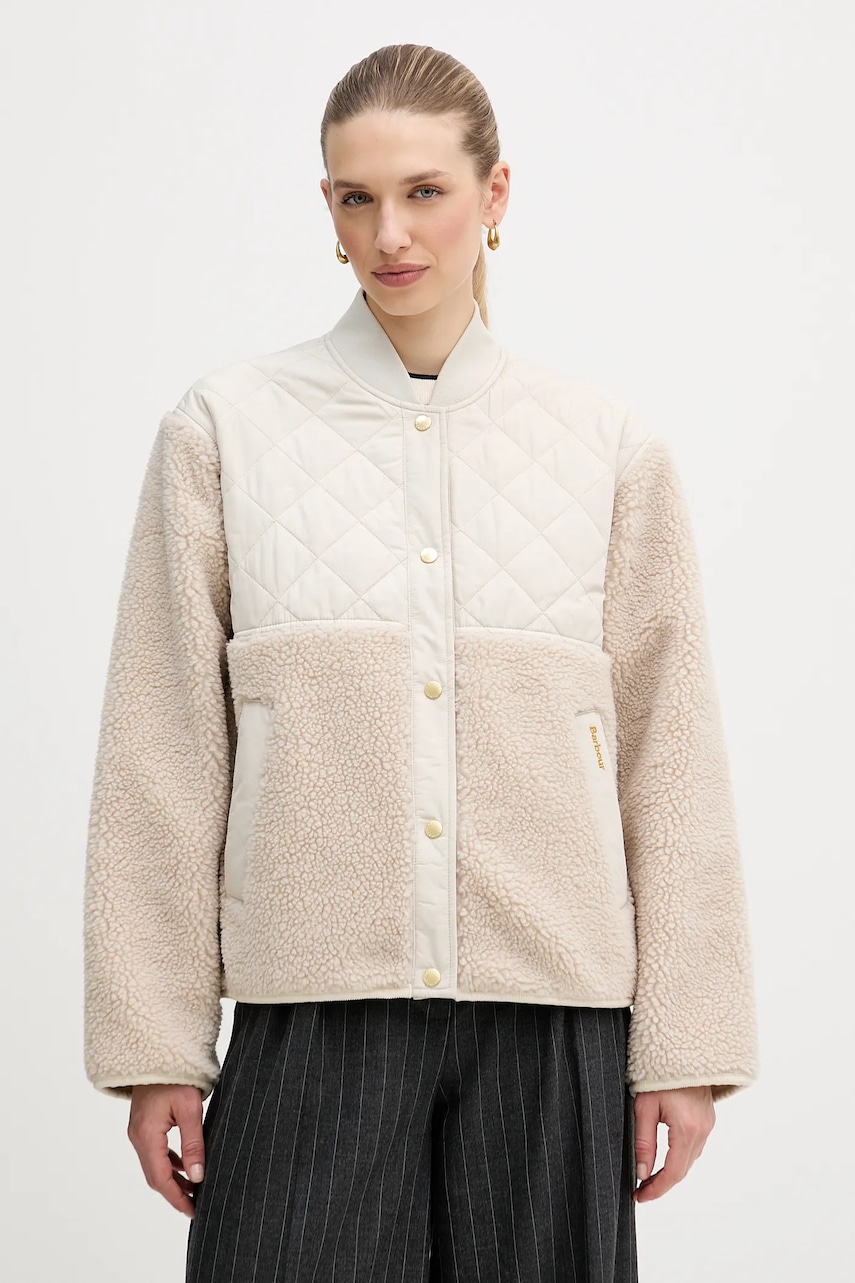 Barbour geacă Wetherby culoarea bej, de tranziție, LFL0084