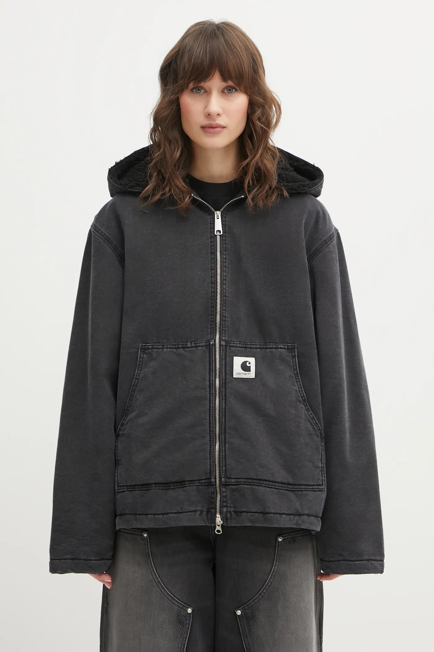 Carhartt WIP kurtka bawełniana W Hooded Mitch Jacket