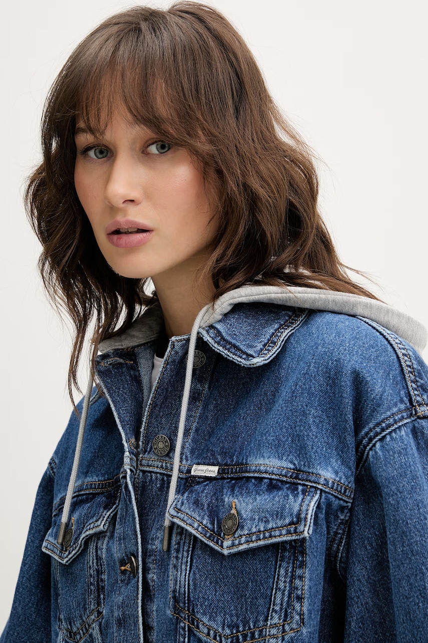 Rifľová bunda Guess Jeans