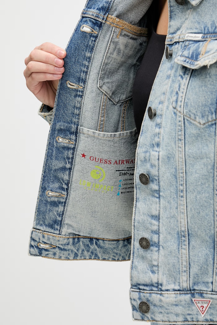 Τζιν μπουφάν Guess Jeans φωτογραφία