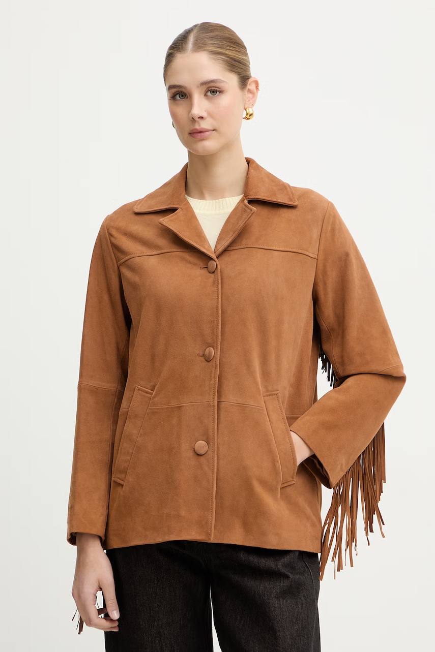 Levně Semišová bunda IBlues AFONE