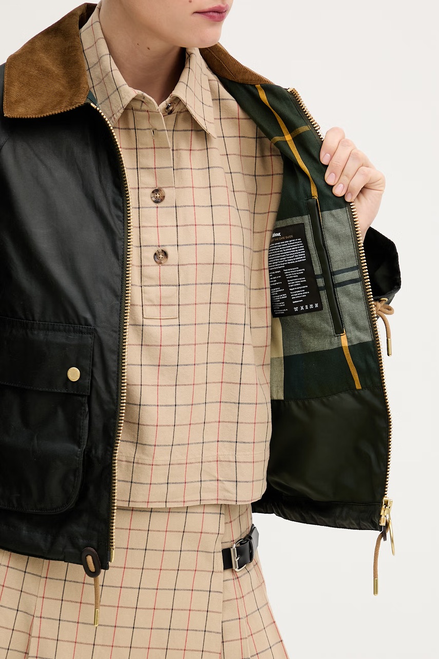 Bavlněná bunda Barbour Marron