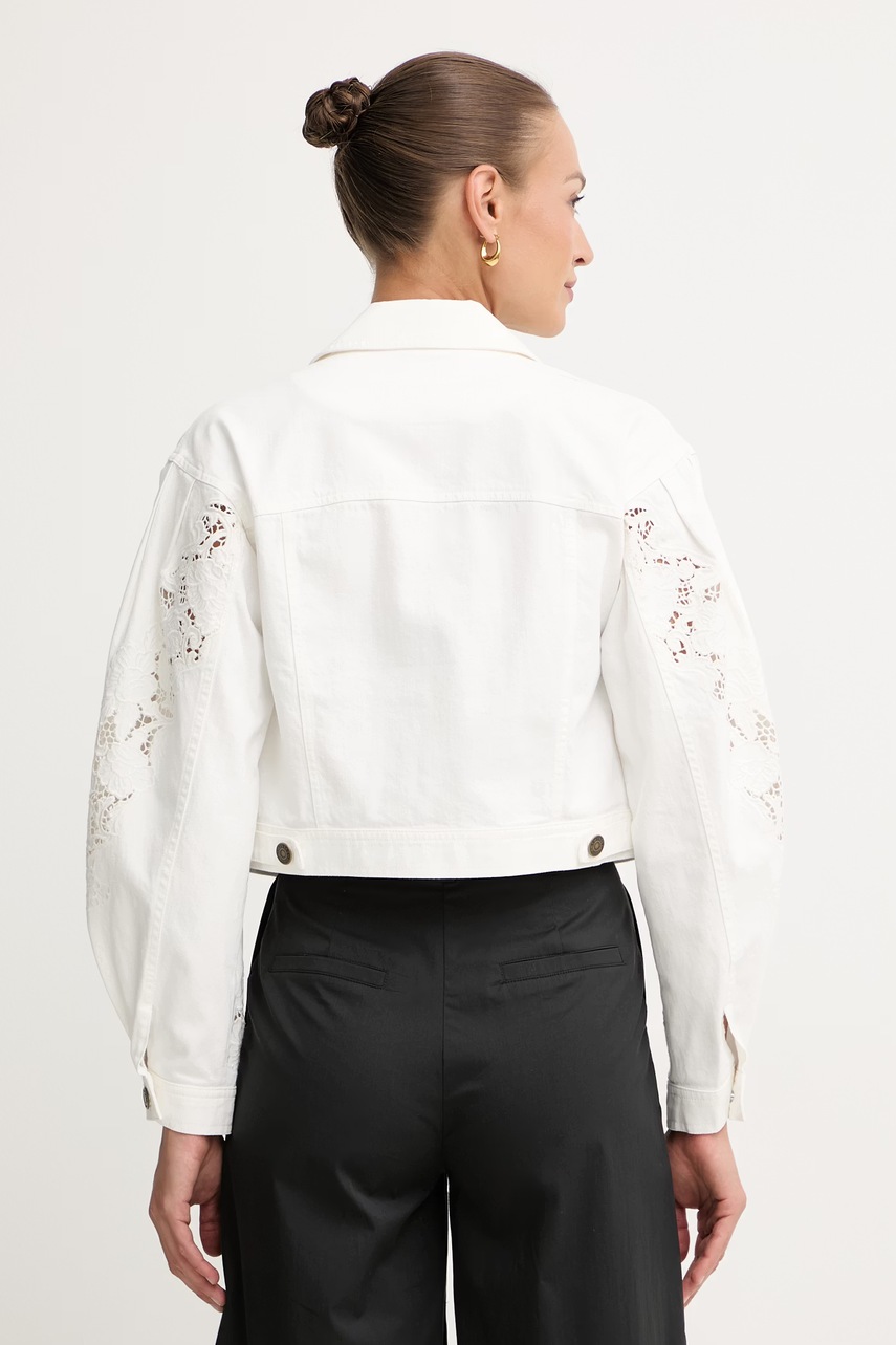 Twinset bunda dámská džínová (obrázek 3)