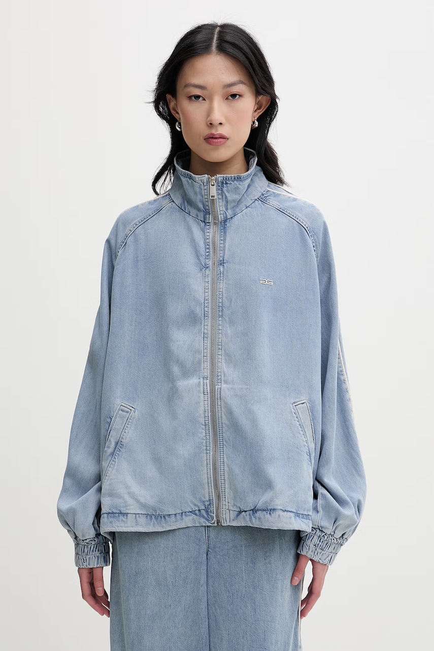 Gestuz geacă de blugi pentru femei, din lyocell