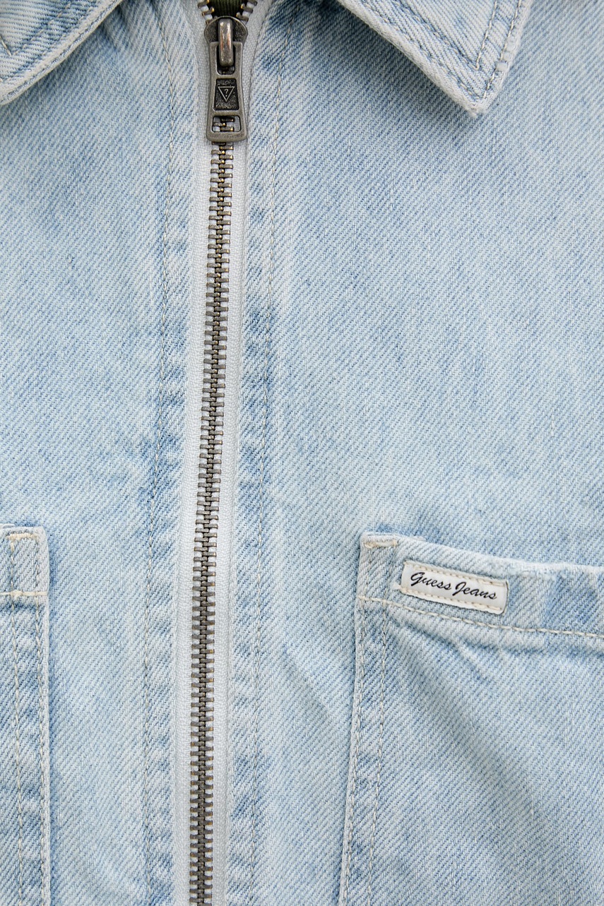Guess Jeans prechodná bunda dámska rifľová