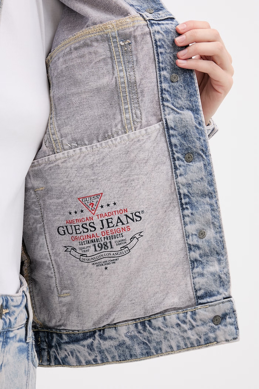 Guess Jeans džínsová bunda dámska rifľová