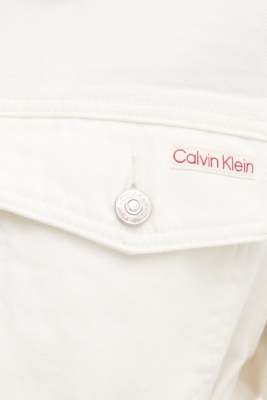 Calvin Klein Jeans džínsová bunda dámska bavlnená