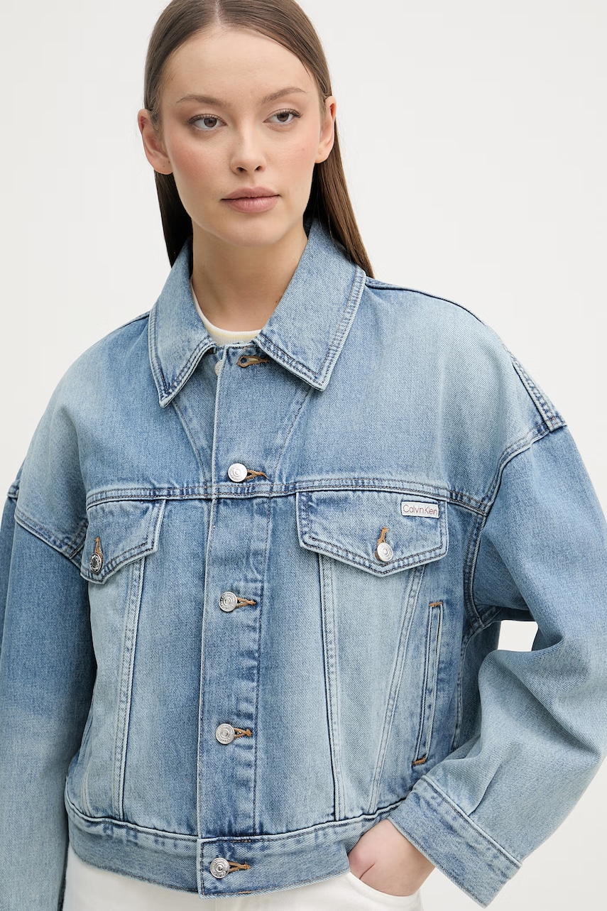 Calvin Klein Jeans džínsová bunda dámska