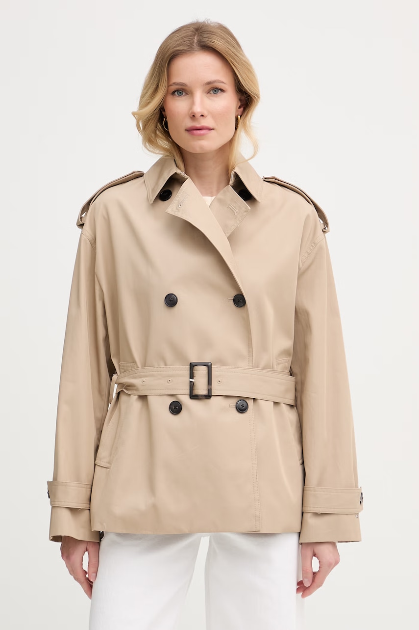 Tommy Hilfiger trenci scurt pentru femei, din bumbac