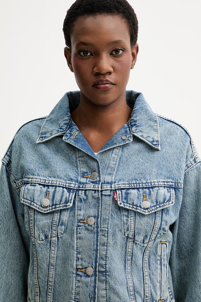 Džínová bunda Levi's SHRUNKEN 90S TRUCKER (obrázek 4)