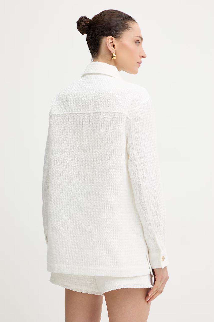 Guess košilová bunda dámská EULALIE (obrázek 3)