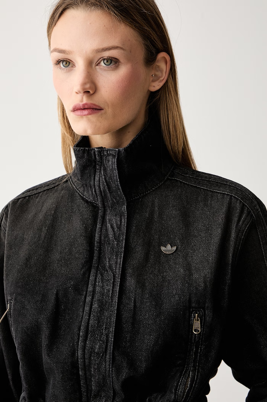 adidas Originals džínsová bunda dámska bavlnená P ESS DENIM TT
