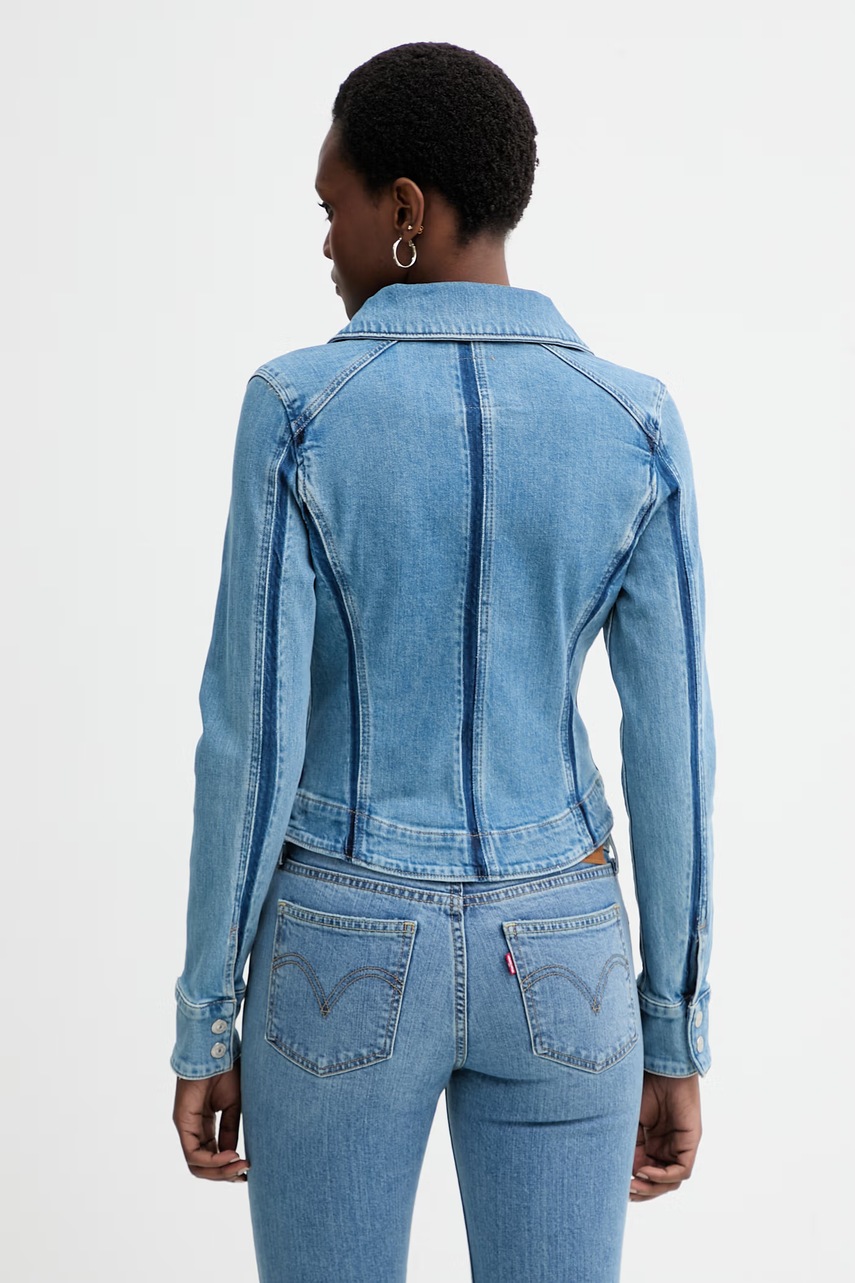 Džínová bunda Levi's SHADOW SEAMED SHAPED (obrázek 3)