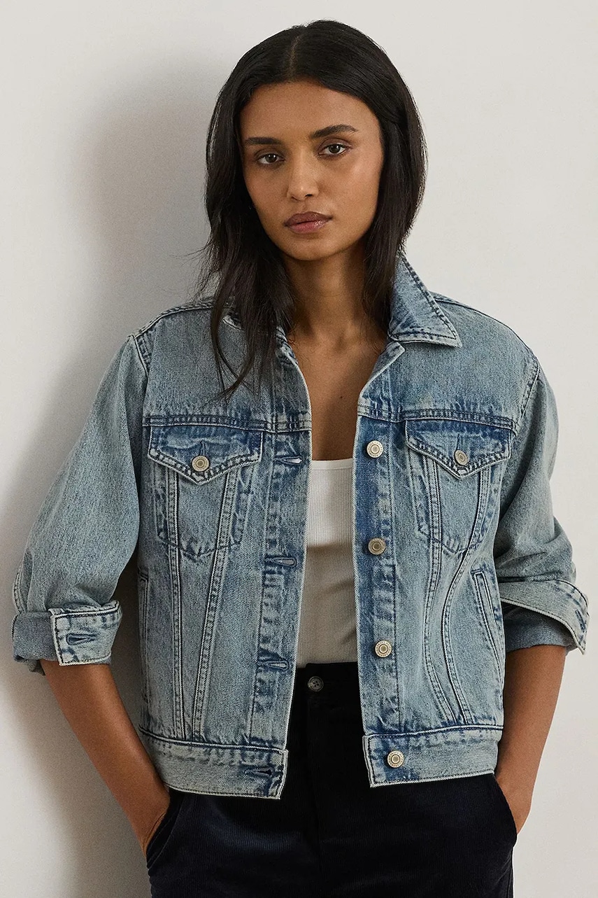 Lauren Ralph Lauren jachetă pentru femei, din denim