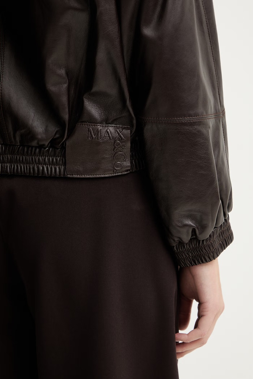 Kožená bunda MAX&amp;Co. MCORICETTA (obrázek 5)