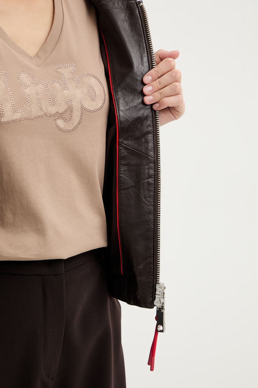 Kožená bunda MAX&amp;Co. MCORICETTA (obrázek 6)