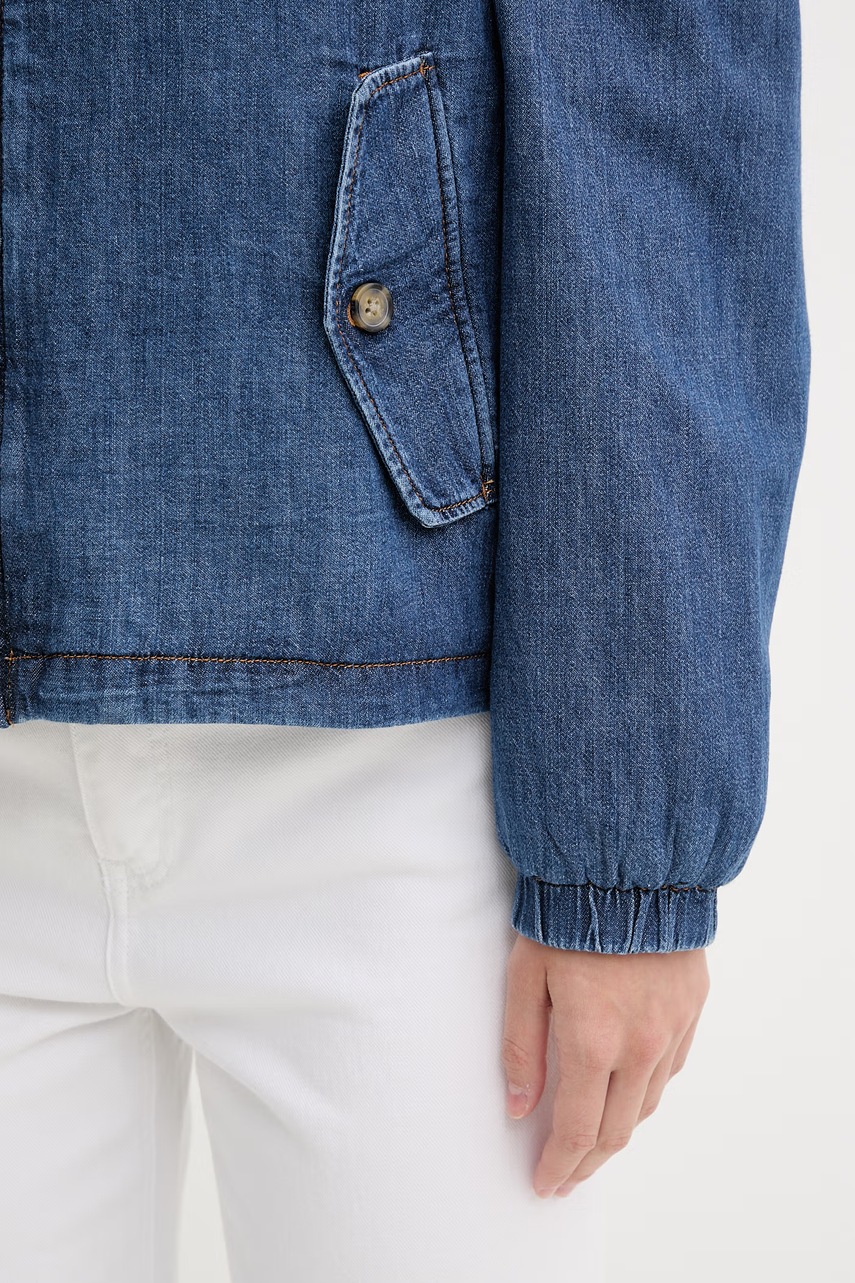 Tommy Jeans bunda dámska rifľová