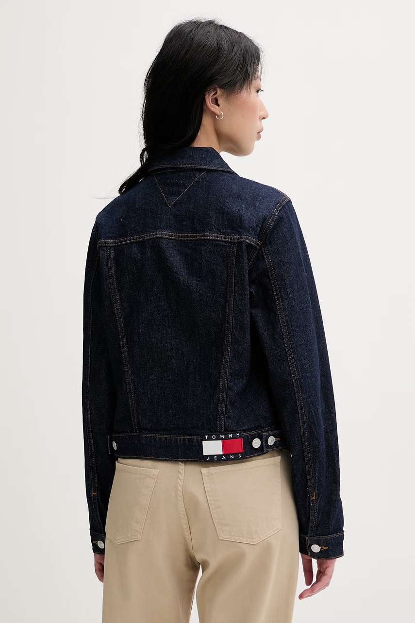 Tommy Jeans bunda dámska rifľová