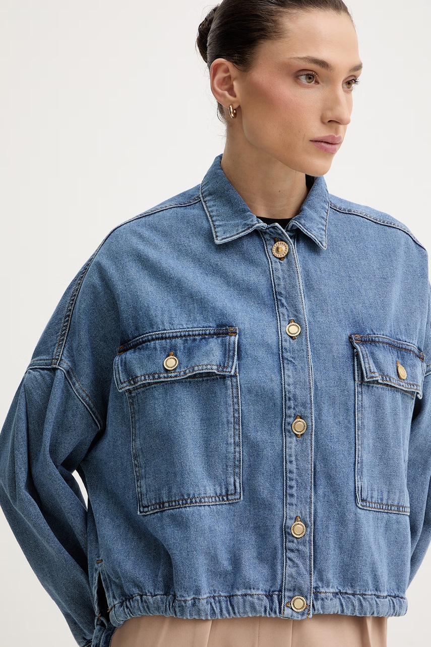 Sessun dámská džínová krátká bunda (obrázek 4)