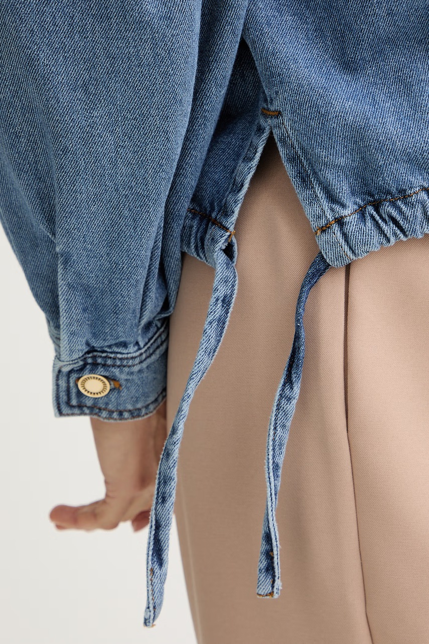 Sessun dámská džínová krátká bunda (obrázek 5)