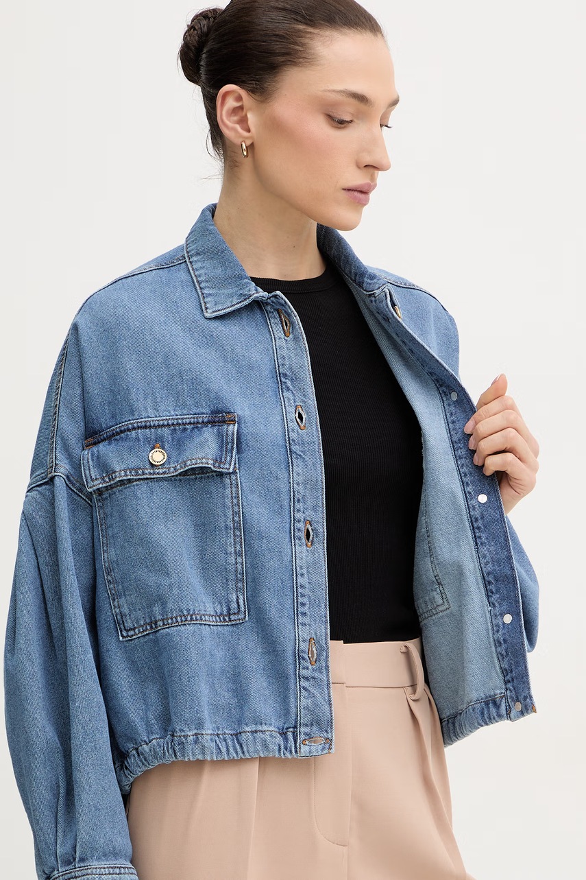 Sessun dámská džínová krátká bunda (obrázek 6)