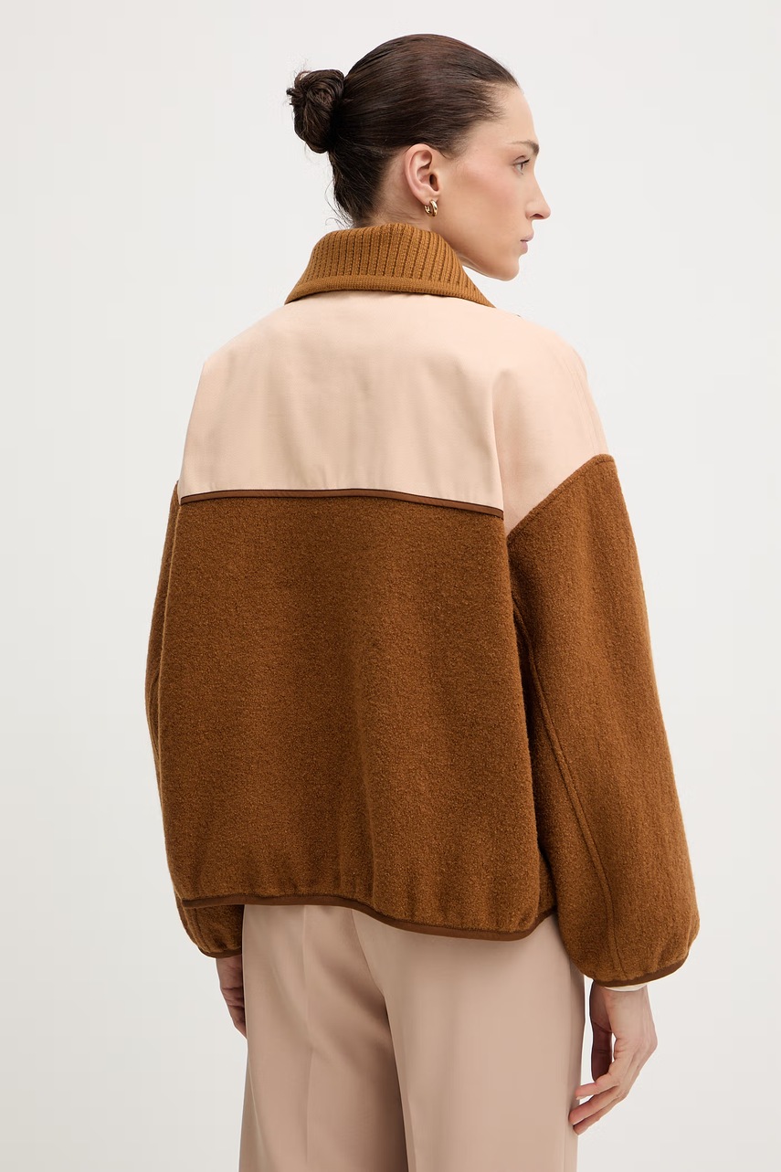 Sessun krátká bunda dámská s vlnou (obrázek 3)