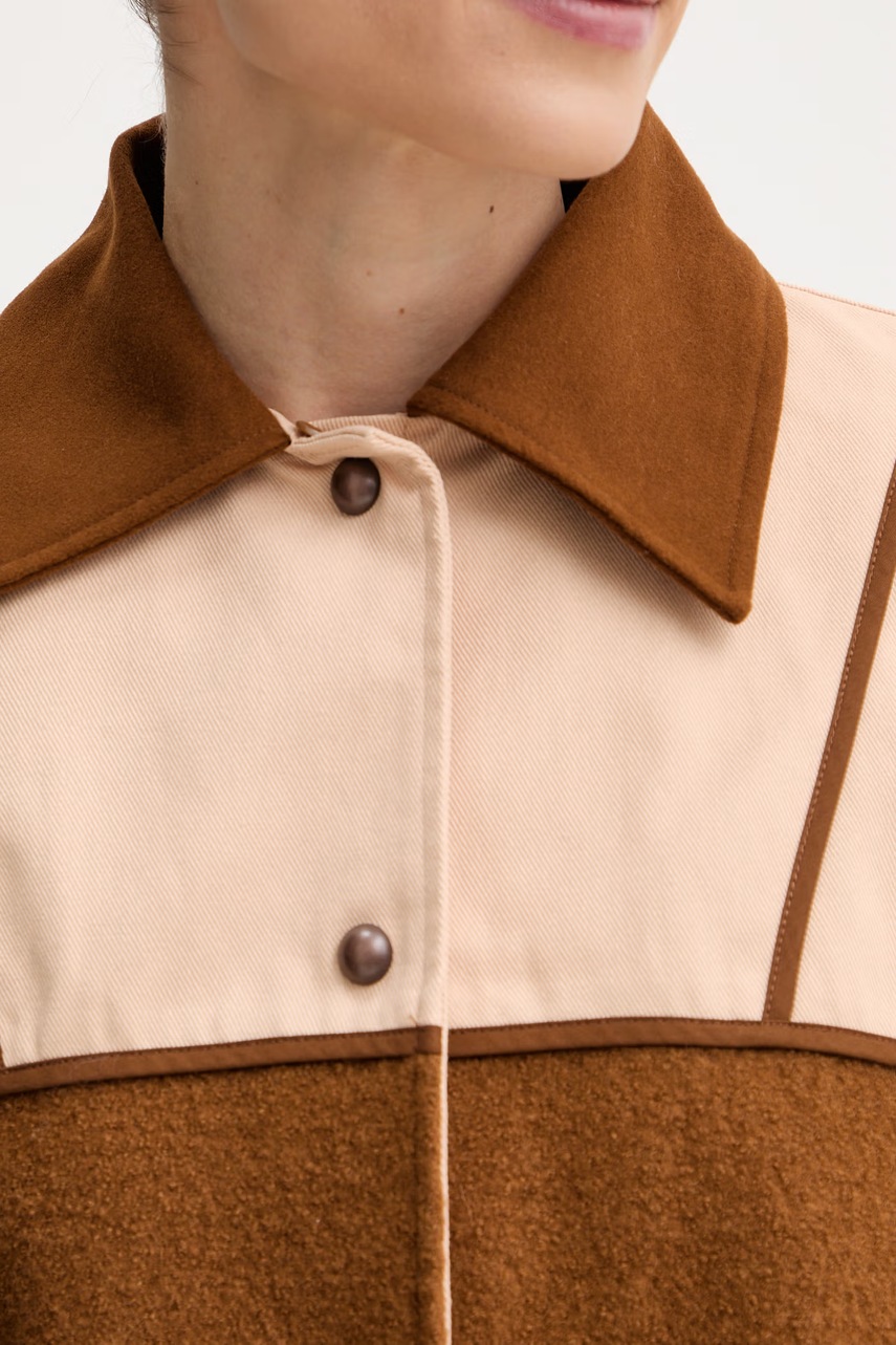 Sessun krátká bunda dámská s vlnou (obrázek 6)