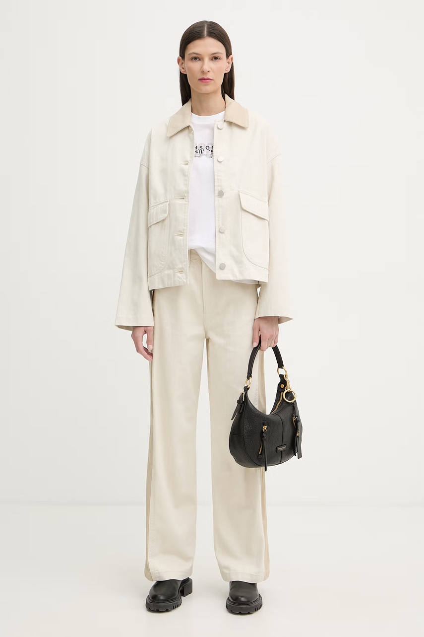 rag & bone krátká bunda dámská bavlněná Natalia