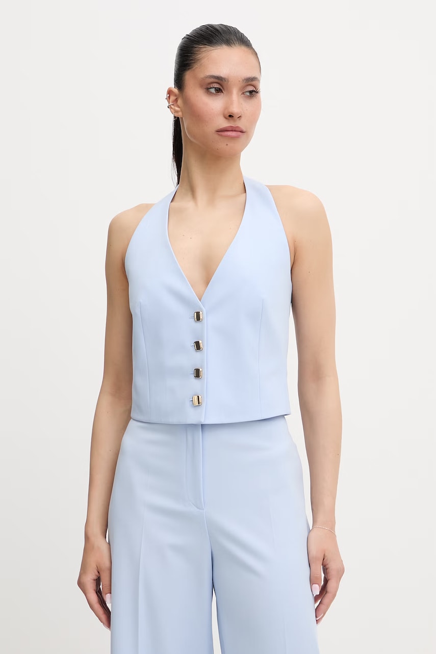 HUGO vestă cu un singur rând de nasturi pentru femei Anuna