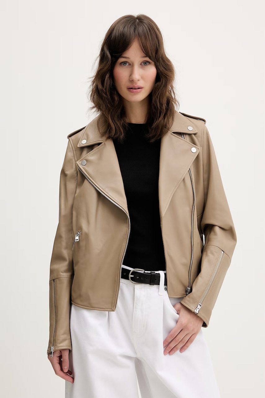 Δερμάτινo jacket HUGO Lujana