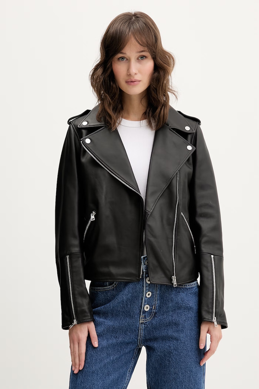 Δερμάτινo jacket HUGO Lujana