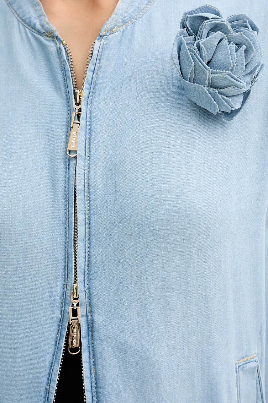Blugirl Blumarine bunda bomber dámska rifľová