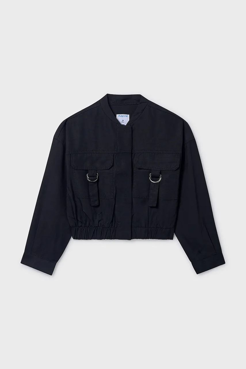 Mayoral jachetă pentru copii din amestec de in