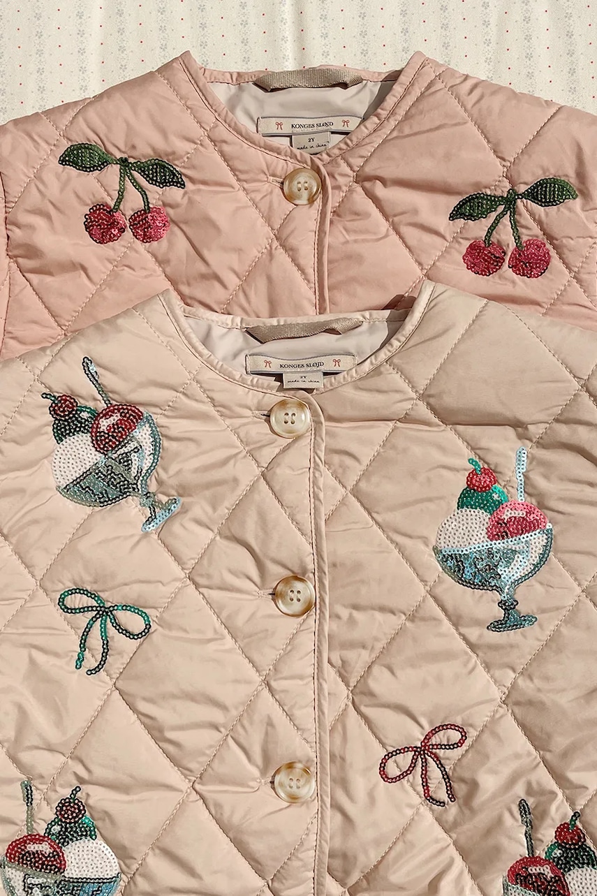 Detská bunda Konges Sløjd FLORA SEQUIN JACKET